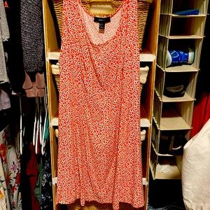 Forever 21 peach floral dress